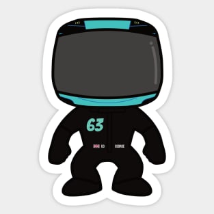 George Russell Custom Bobblehead - 2022 Season Singapore GP Special Sticker